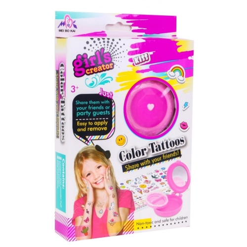 Zestaw Kolorowych Tatuaży dla dziecka